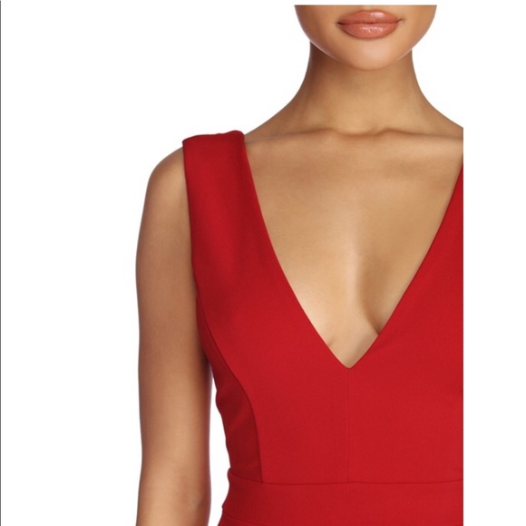 Red long prom dress from Windsor - Picture 3 of 7